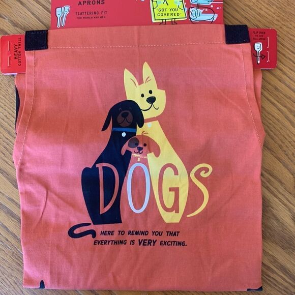 Blue Q Cotton Apron Dog Lover Men or Women - Picture 1 of 10